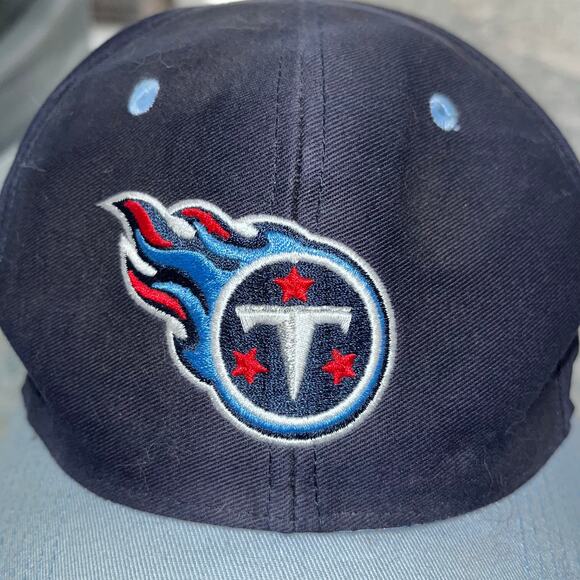 NFL Tennessee Titans Snap Back Adjustable Logo Baseball Hat - Picture 2 of 6
